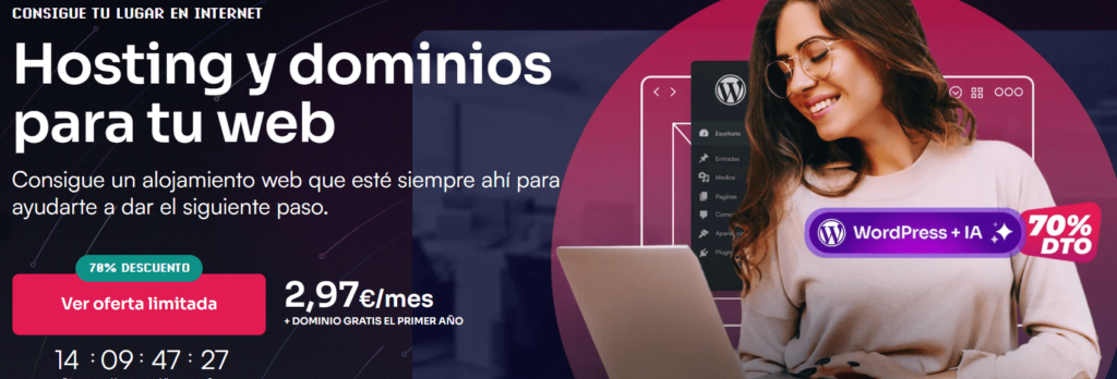 web page with wordpress