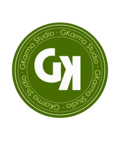 Logo Gkarma Studio diseño web