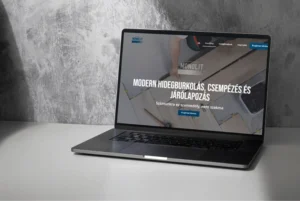 Mockup de la web de Monolit Burkolás