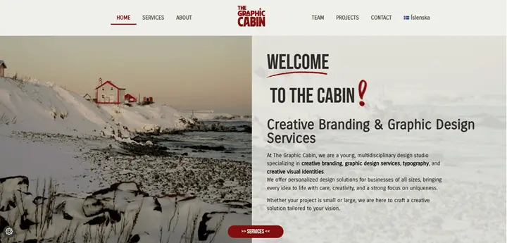 Foto de la web de The Graphic Cabin